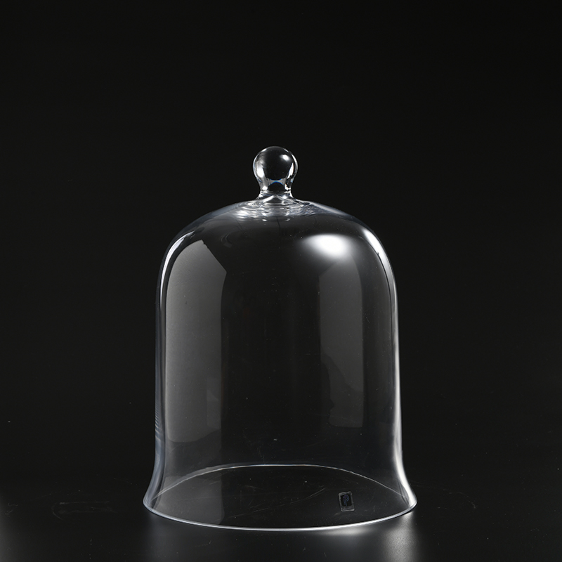 Cake stand glass dome design as bell shape for home or party decoration Glass Cake stand Cover on sale